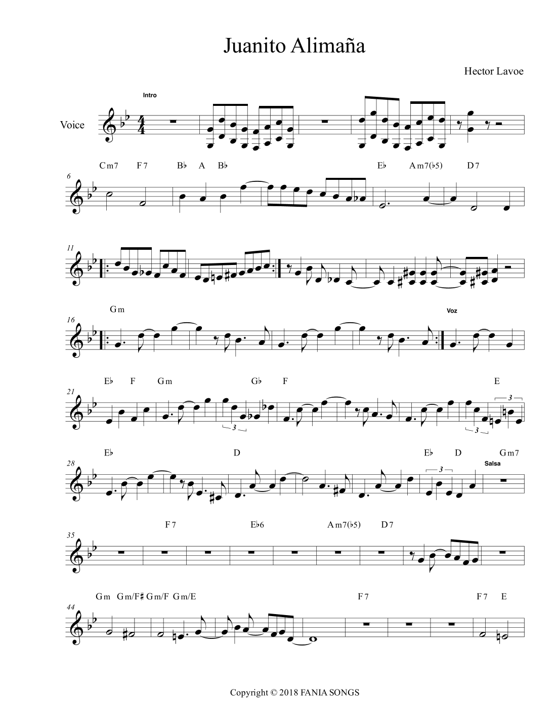 Juanito Alimana (arr. Bruno Malaguti)