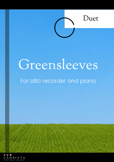 Greensleeves - for solo recorder (Alto) and piano accompaniment (Easy) (arr. Levy Nunes)
