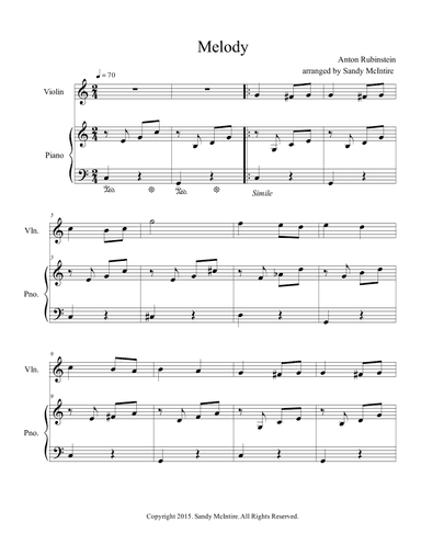 Melody (arr. Sandy McIntire)