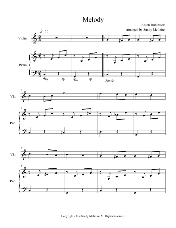 Melody (arr. Sandy McIntire)
