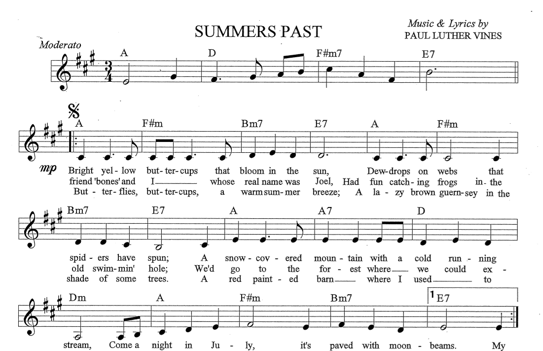 SUMMERS PAST