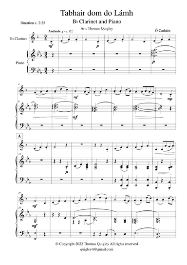Tabhair dom do Lámh (Give Me Your Hand) (arr. Thomas Quigley)