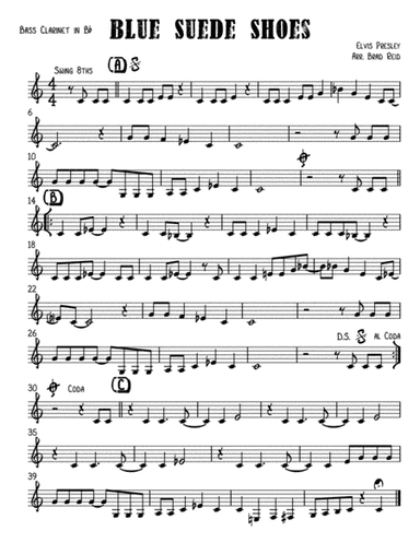 Blue Suede Shoes (arr. Brad Reid)