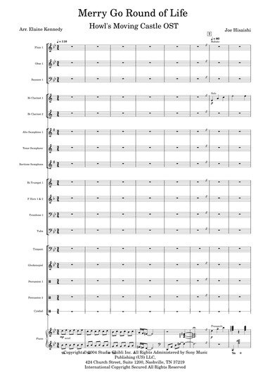 Merry-go-round Of Life (arr. Elaine Kennedy)