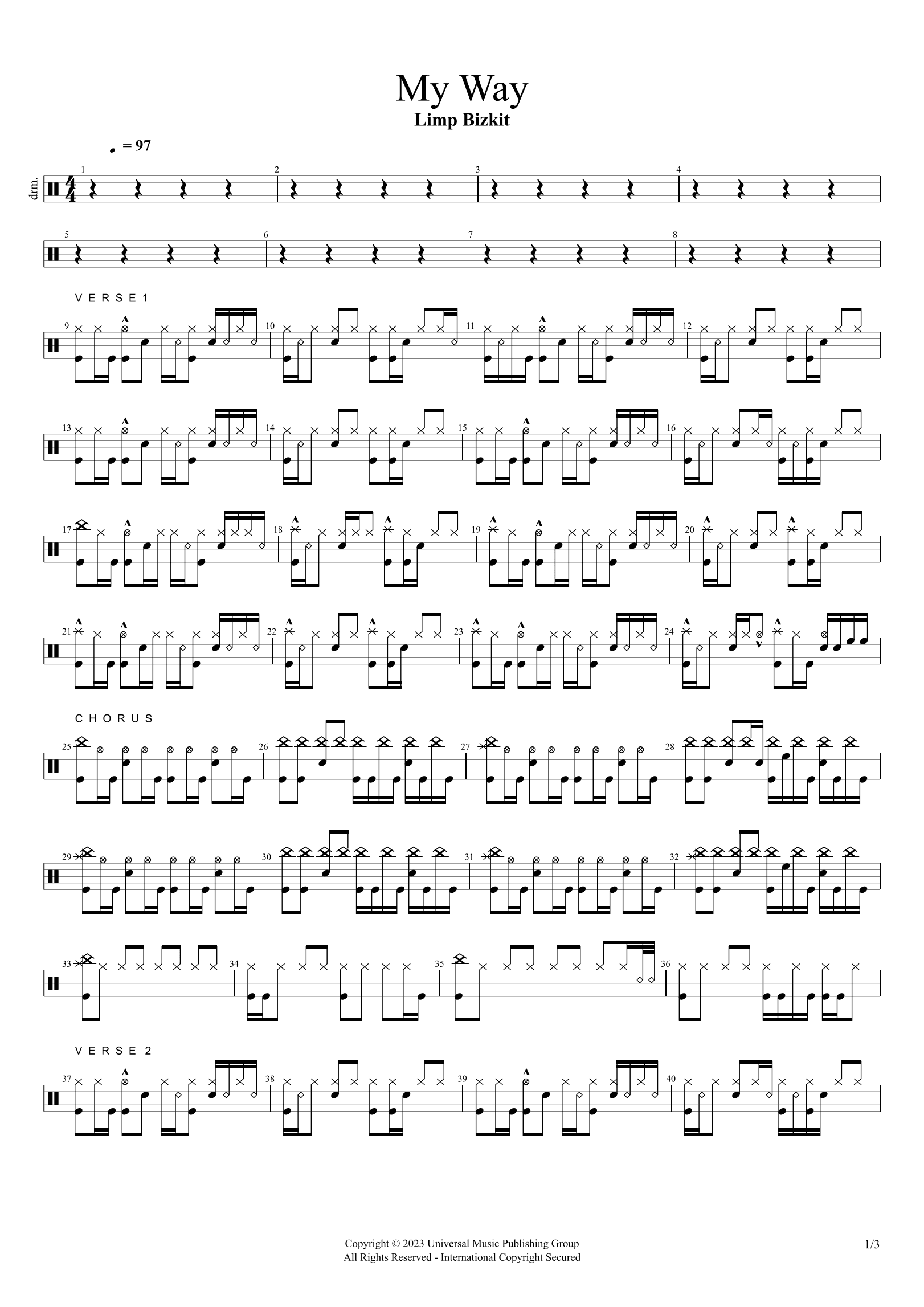 My Way (arr. Cyril Mayer)