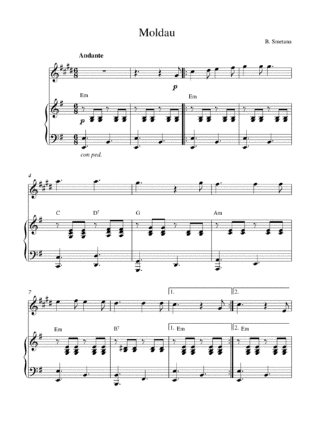 Moldau (arr. Kaiserin Rebecca)