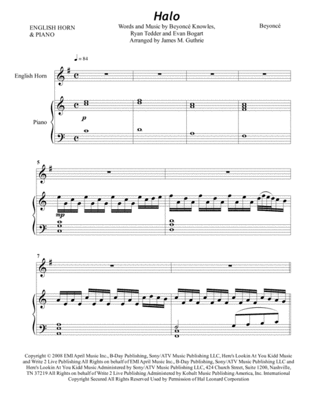 Halo (arr. James M. Guthrie)