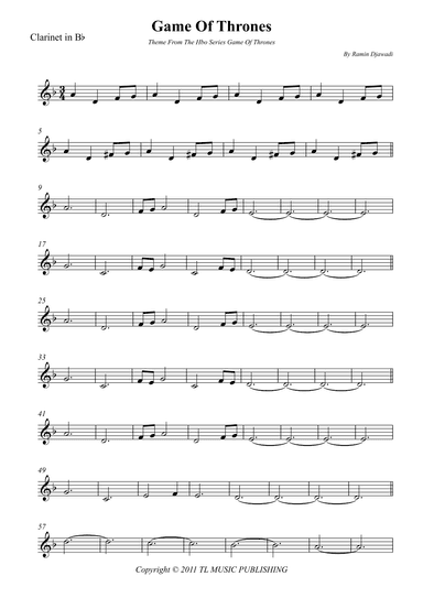 Game Of Thrones (arr. Wesley S. SIlva)