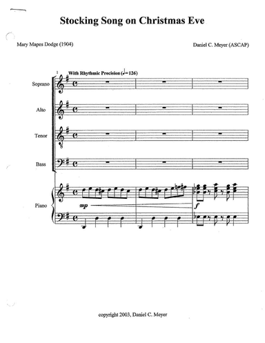 Stocking Song on Christmas Eve