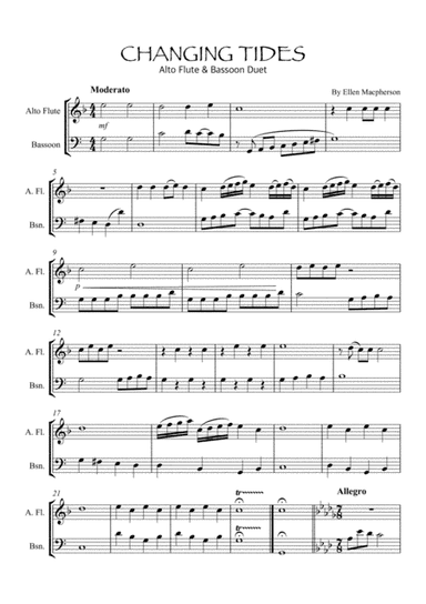 Changing Tides - Alto Flute & Bassoon Duet