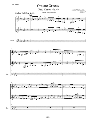 Ornette Ornette - Jazz Canon No. 4