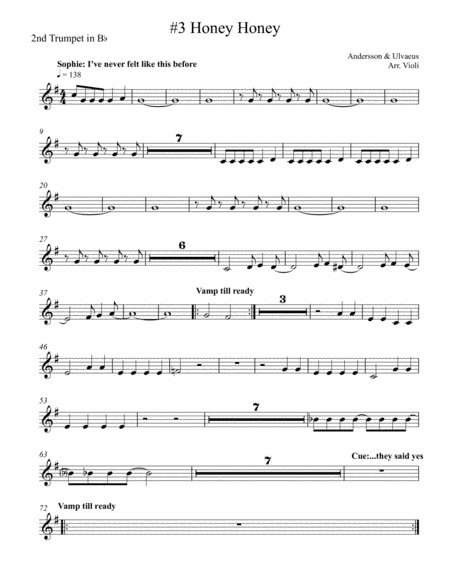 Honey, Honey (arr. Jenna Violi)