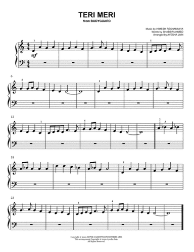 Teri Meri (arr. Ayesha Jain)