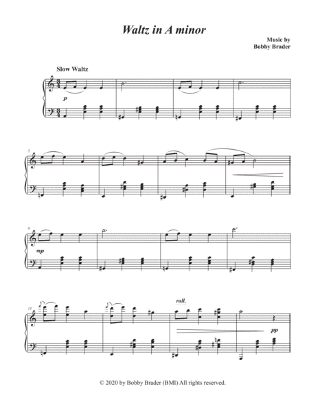 Waltz in A Minor