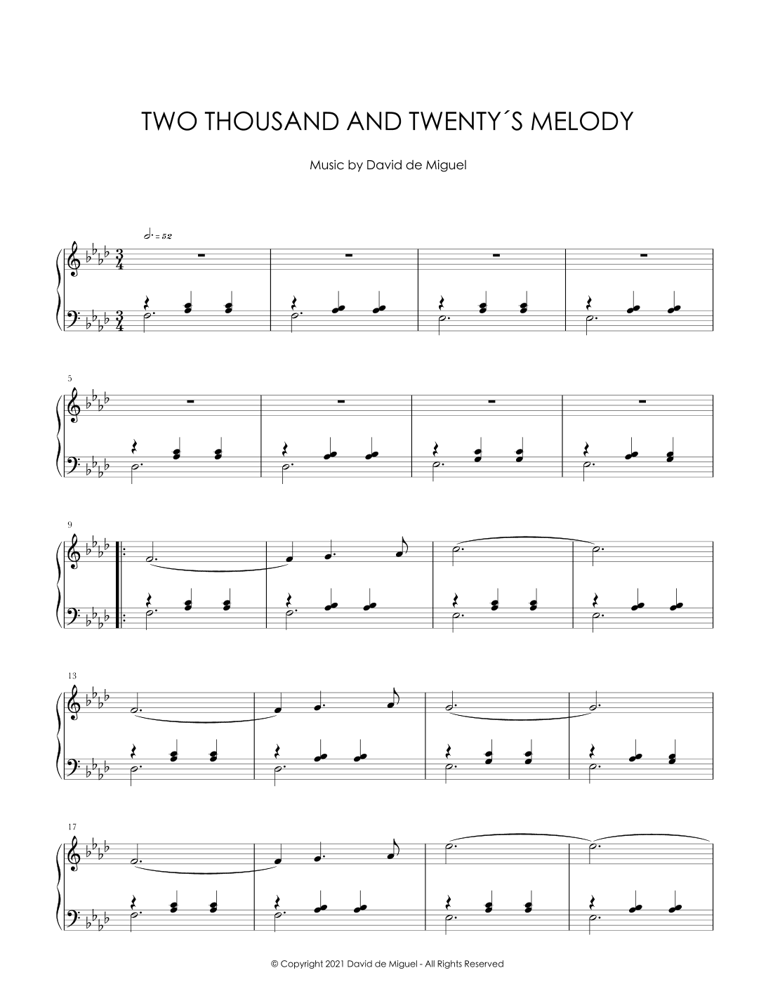 Two Thousand And Twenty´s Melody