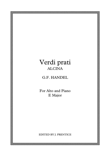 Verdi prati - Alcina (E Major) (arr. Jonathan Prentice)