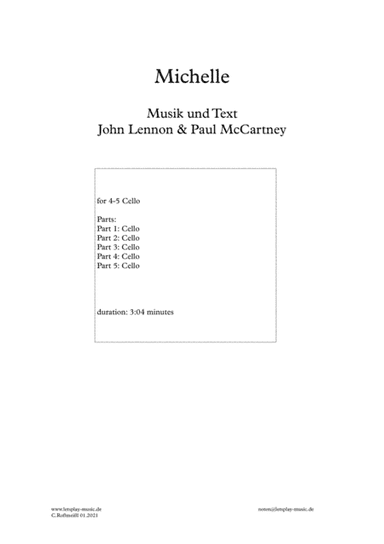 Michelle (arr. Christian Roßmeißl)