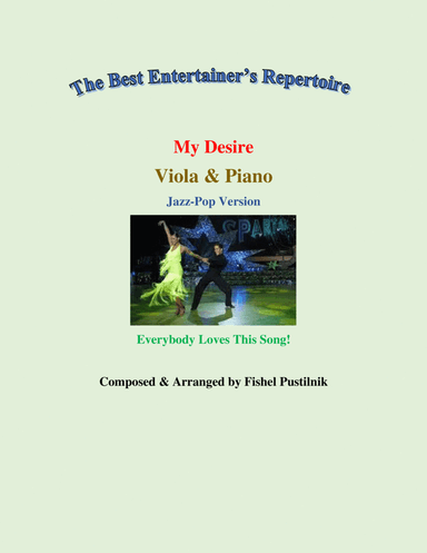 "My Desire"-Piano Background for Viola and Piano-Video