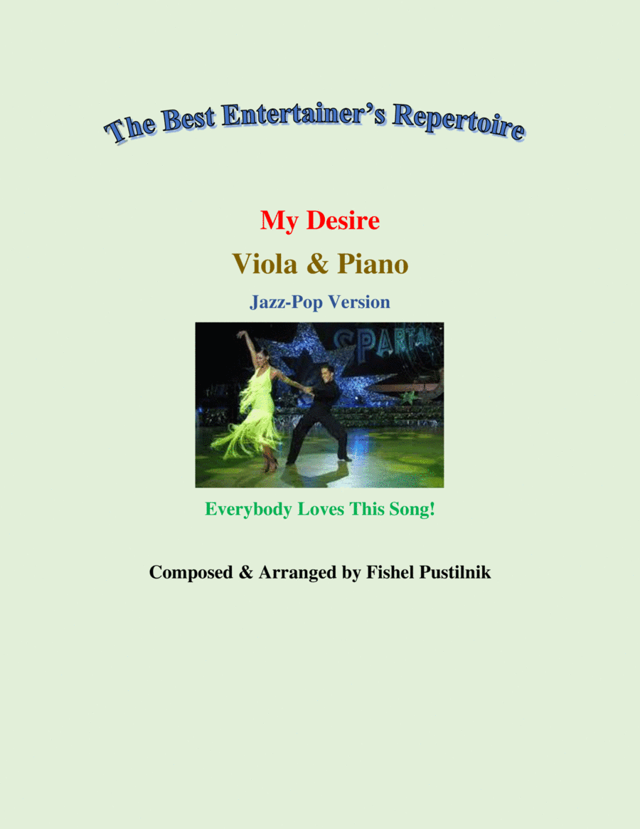 "My Desire"-Piano Background for Viola and Piano-Video