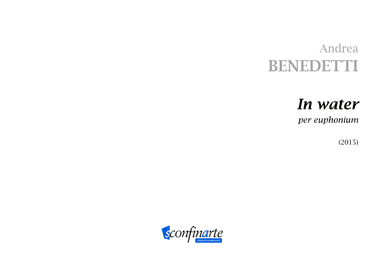 Andrea Benedetti: IN WATER (ES 866)