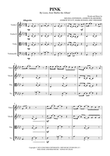 Pink (arr. SCMusic)