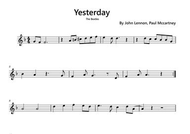 Yesterday (arr. Funtom)