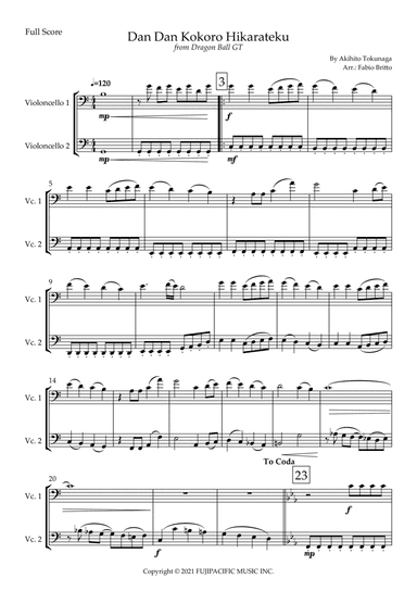 Dragon Ball Gt (arr. Fabio Britto)