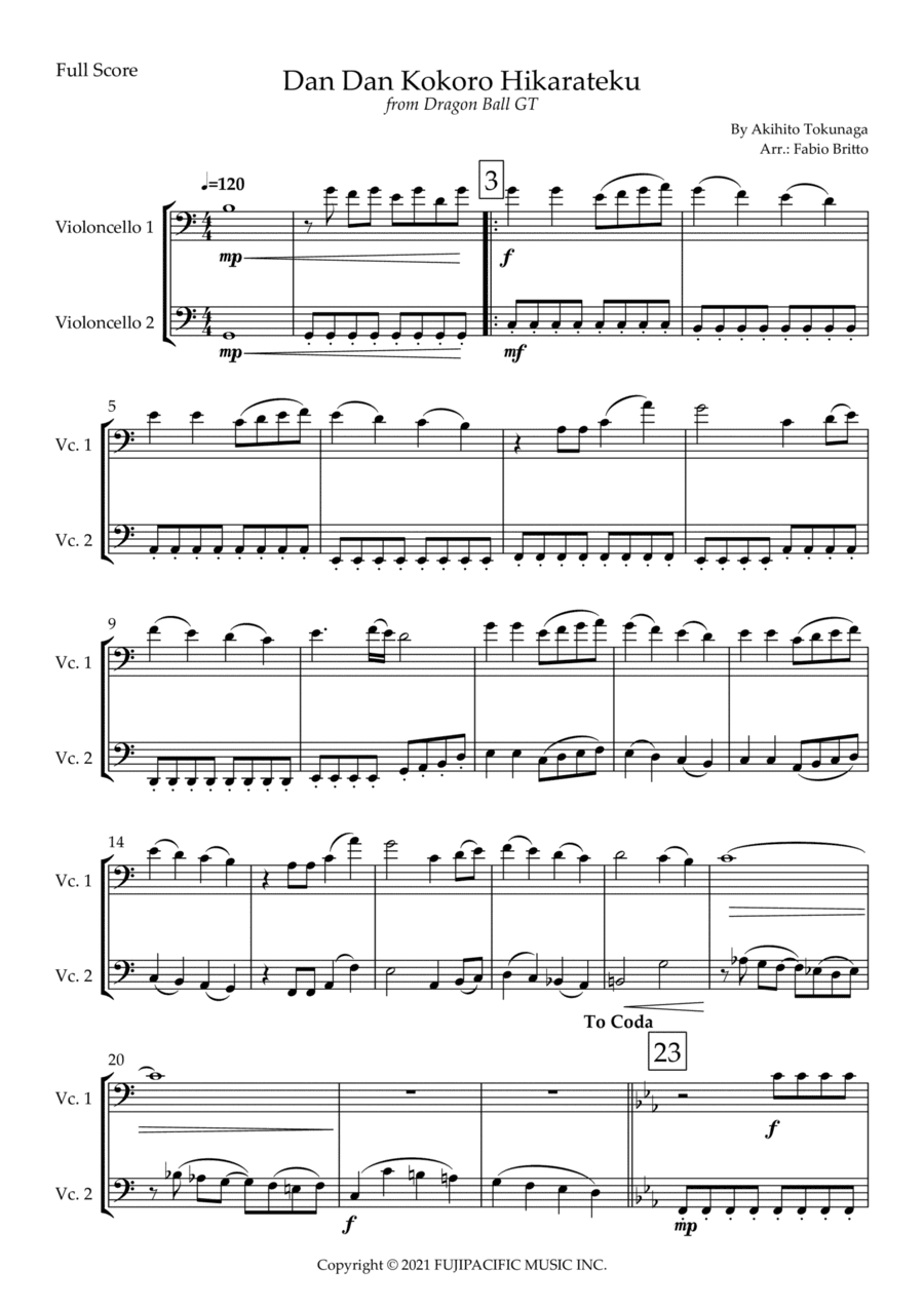 Dragon Ball Gt (arr. Fabio Britto)