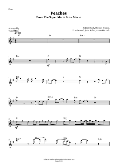 Peaches (arr. Valdir Maia)