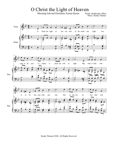 O Christ the Light of Heaven