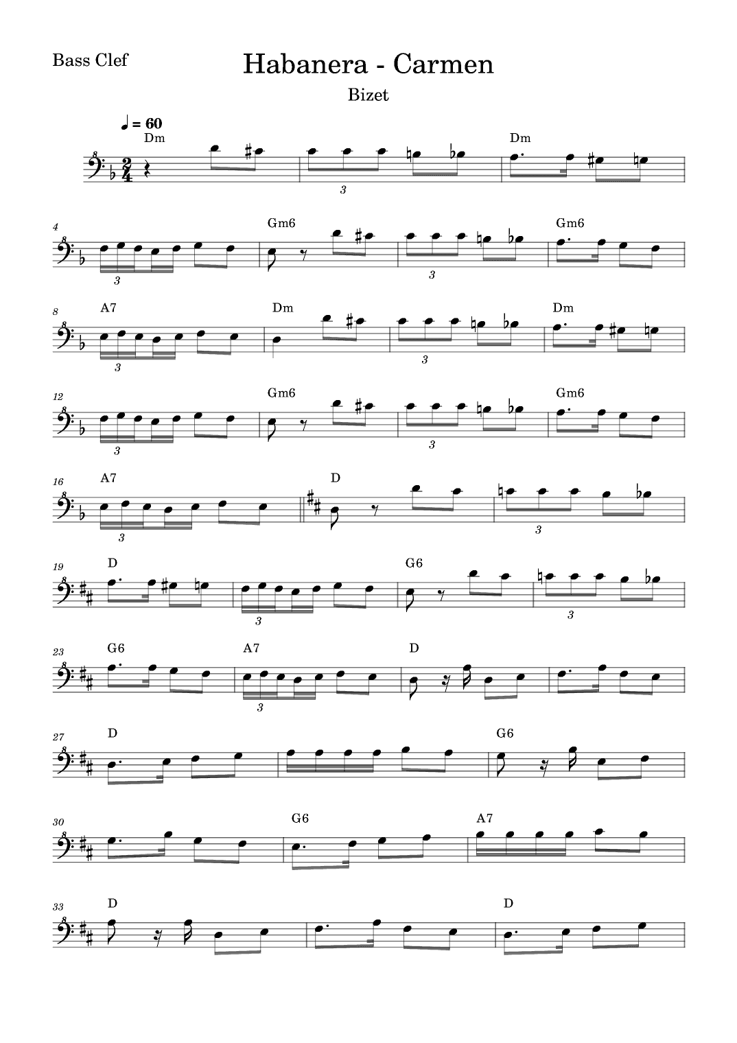 Habanera - Carmen (arr. Fabio Eduardo de Oliveira)