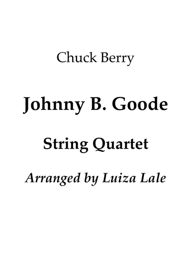 Johnny B. Goode (arr. Luiza Lale)