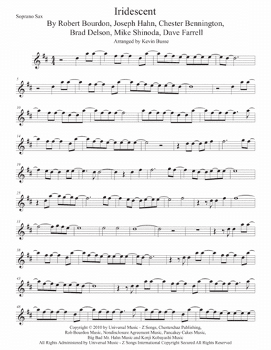 Iridescent (arr. Kevin Busse)