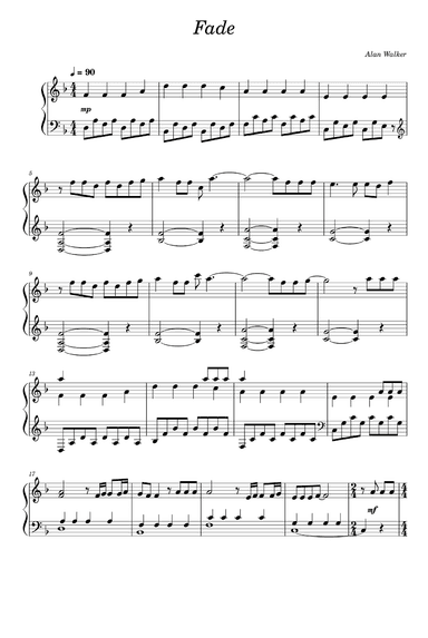 Faded (arr. Alan Walker)