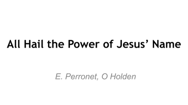 All Hail the Power of Jesus Name (arr. Brian Kim)