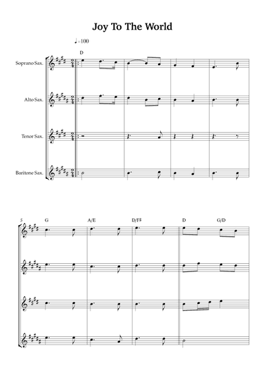 Joy To The World (arr. Karen Gueiros)