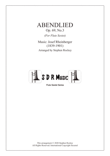 Abendlied for Flute Sextet (arr. Stephen Rockey)