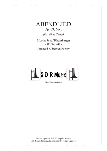 Abendlied for Flute Sextet (arr. Stephen Rockey)