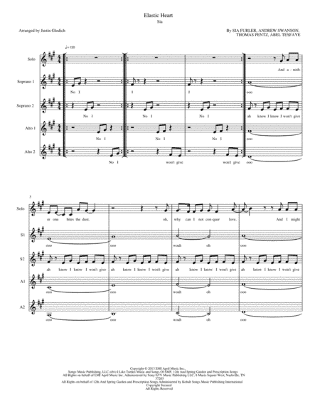 Elastic Heart (arr. Justin Glodich)