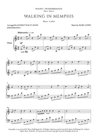 Walking In Memphis (arr. Danilo "Daca" Alves)