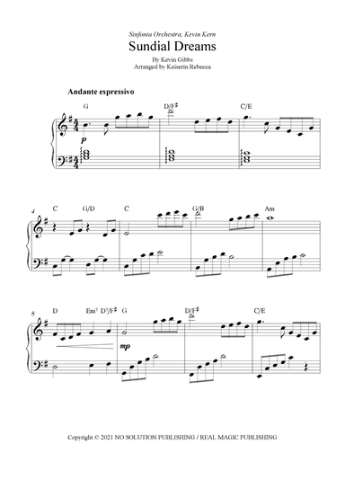 Sundial Dreams (arr. Kaiserin Rebecca)