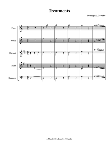Treatments for Wind Quintet