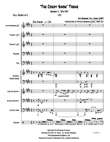 Bil Cosby Show - Bg Cues (arr. Patrick Sheehan)
