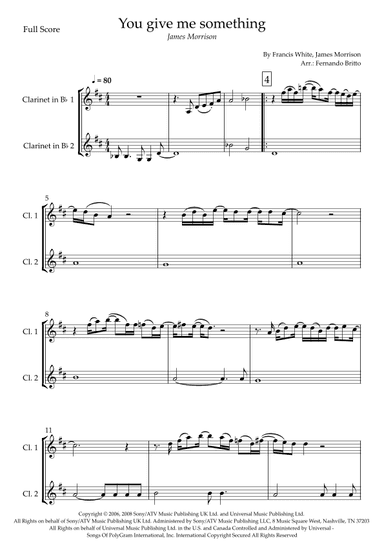 You Give Me Something (arr. Fernando Britto)
