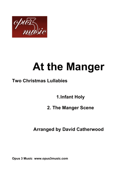 At the Manger - Two Christmas Lullabies (arr. David Catherwood)
