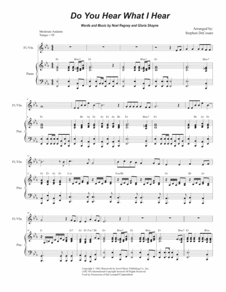 Do You Hear What I Hear (arr. Stephen DeCesare)