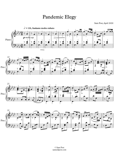 Pandemic Elegy, op. 53