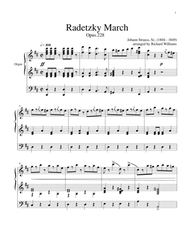Radetzky March (arr. Richard Williams)