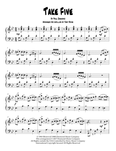 Take Five (arr. Joey Brink)