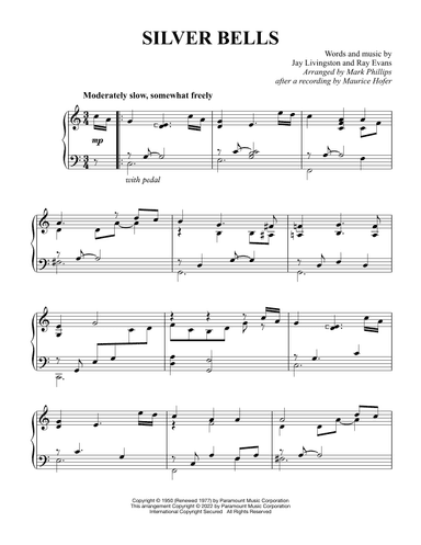 Silver Bells (arr. Mark Phillips)